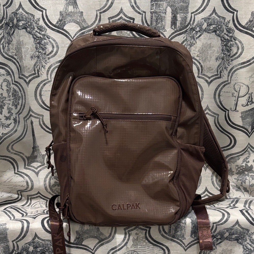 Calpak Chocolate Brown Backpack